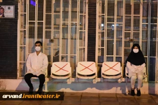 اجرای نمایش خیابانی "فصلی برای کرونا " در آبادان 7